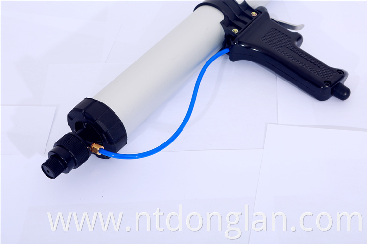 Professional 600ml Sausage Soft Pneumatic Caulking Gun Glass Glue Air Rubber Guns Tool With Control Valve